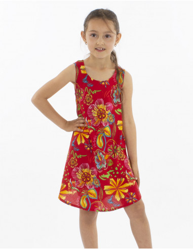 Robe Fille Ombrella Imprimé Tiaré