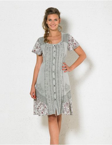 Robe Viscose Sw Avec Broderies