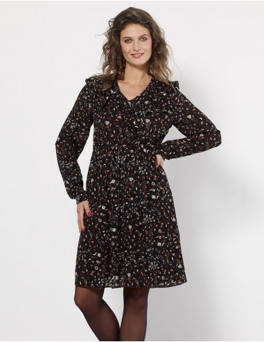 Robe doublée imprimé Camelia