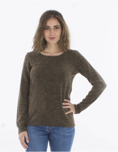 Pull maille uni