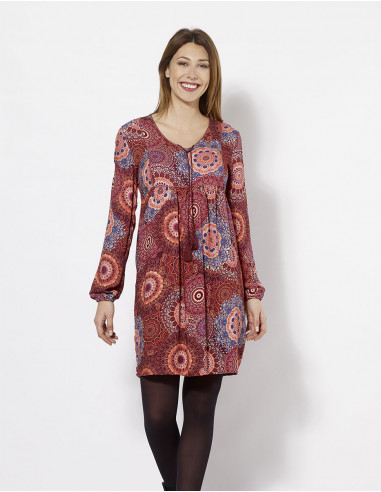 Robe viscose imprimé Sheheralzade